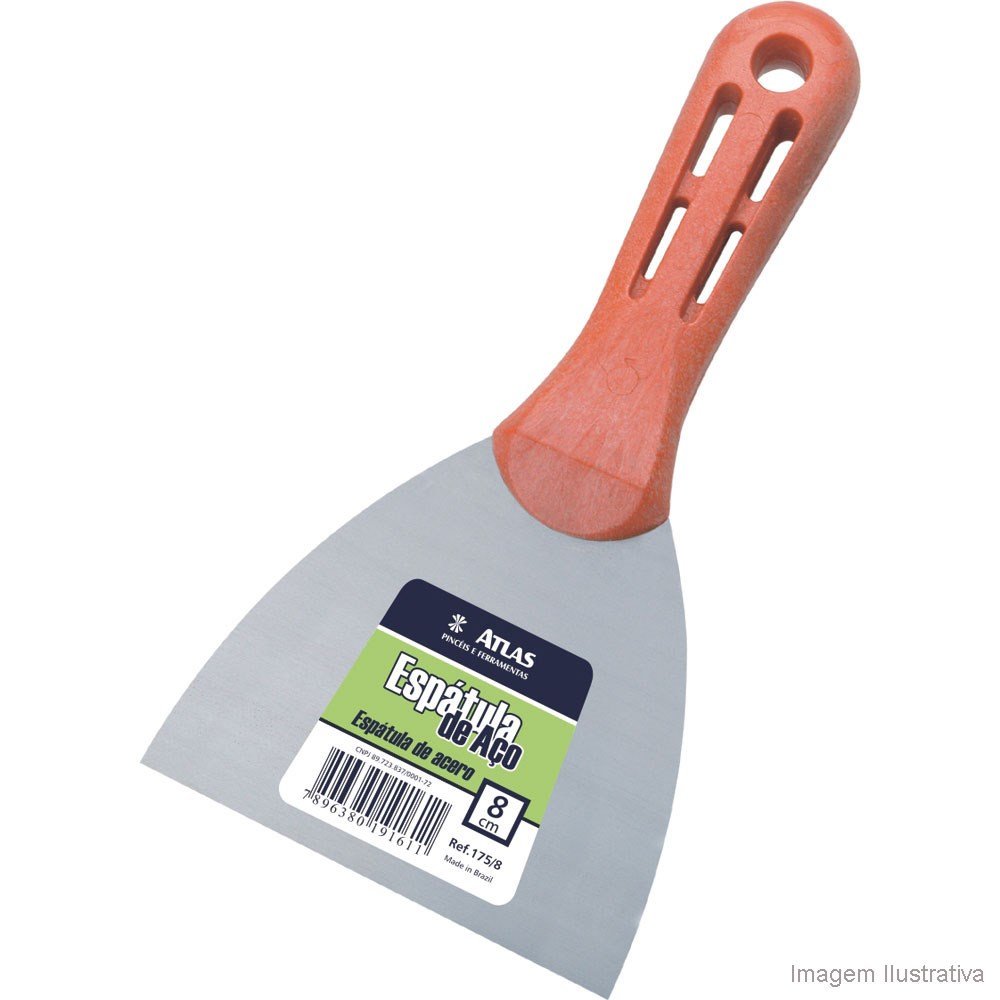 ESPÁTULA AÇO CARBONO 08CM 175/8