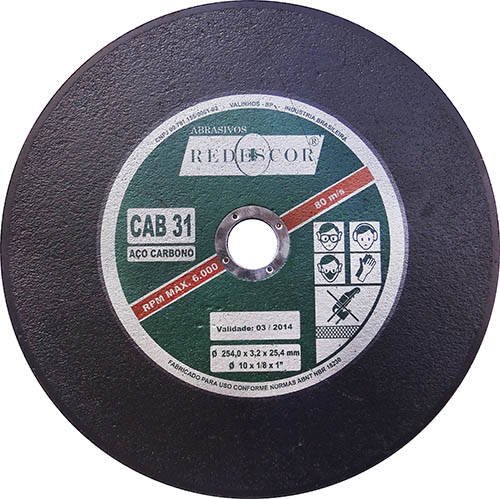 DISCO CORTE 12 X 1/8 X 1" 2T CAB