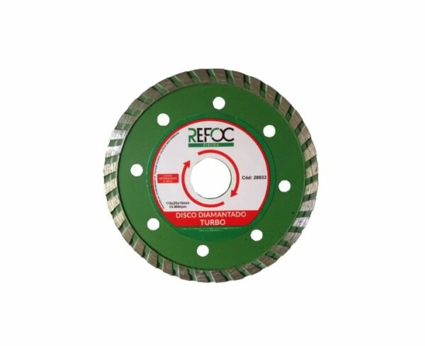 DISCO DIAMANTADO TURBO 110X20MM 4"
