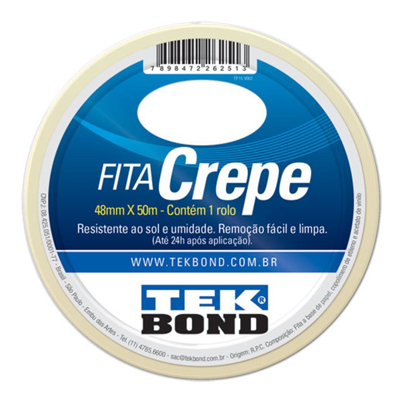 FITA CREPE USO GERAL 48MMX50MT
