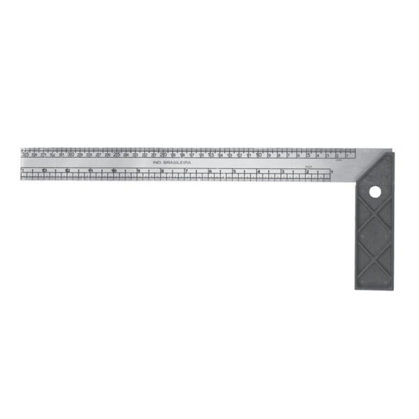 ESQUADRO 12 30CM CB/PLÁSTICO