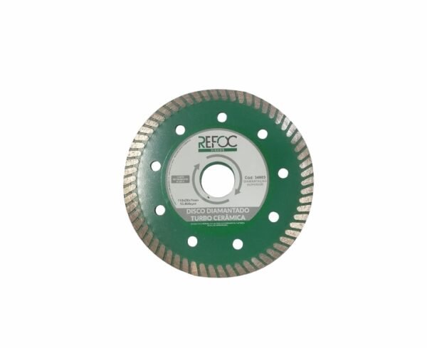 DISCO DIAMANTADO TURBO 110X20MM CERÂMICA