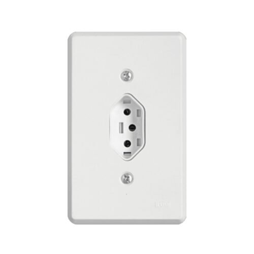 TOMADA 01 EMB 2P+T 10A PRATIKA 19140