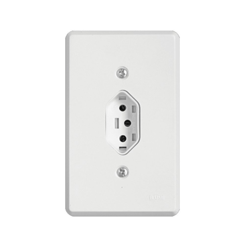 TOMADA 01 EMB 2P+T 10A PRATIKA 19140