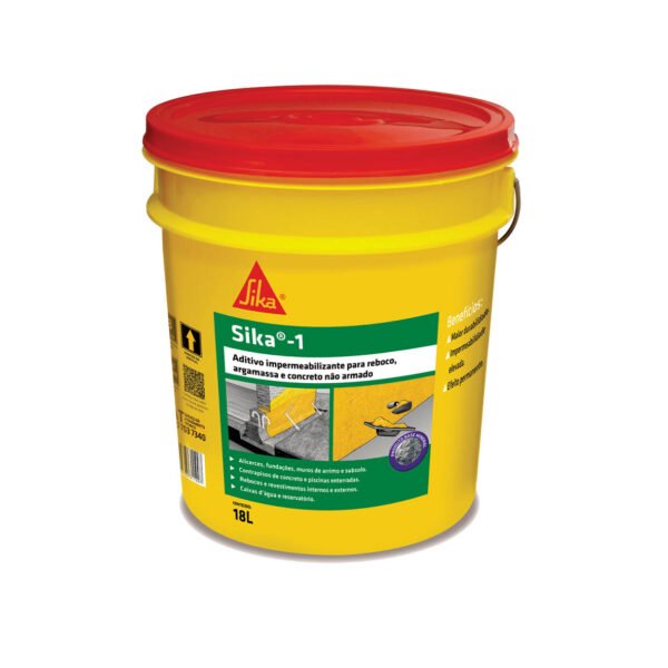 IMPERMEABILIZANTE P/ARGAM 18L SIKA 1