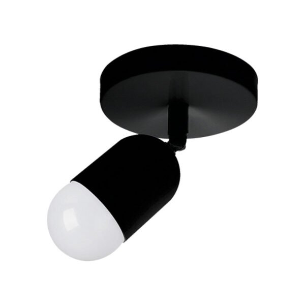 SPOT LED 07W BIV PRETO ELEGANCE 200°
