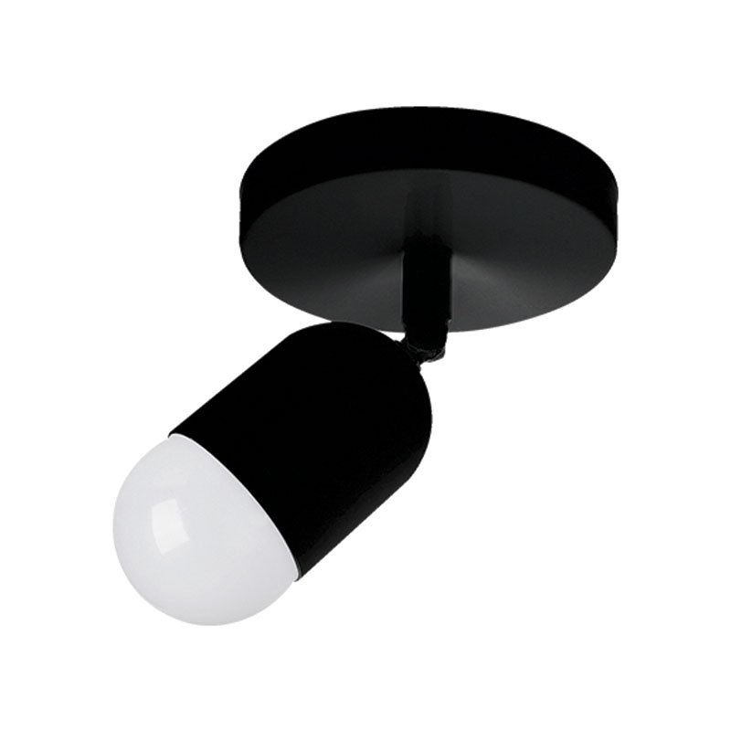 SPOT LED 07W BIV PRETO ELEGANCE 200° 1