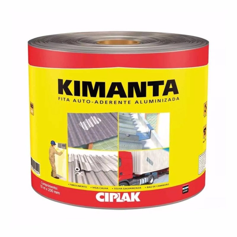 MANTA IMPERM ALUM 0200MM RL10MT KIMANTA