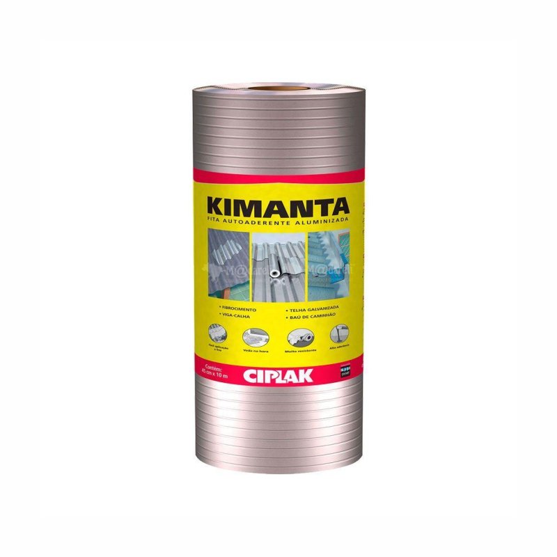 MANTA IMPERM ALUM 0300MM RL10MT KIMANTA