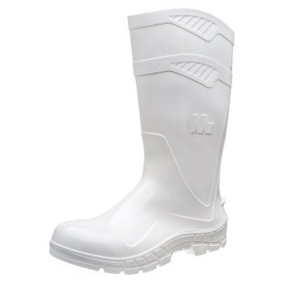 BOTA PVC CANO LONGO BCA S/ FORRO 36