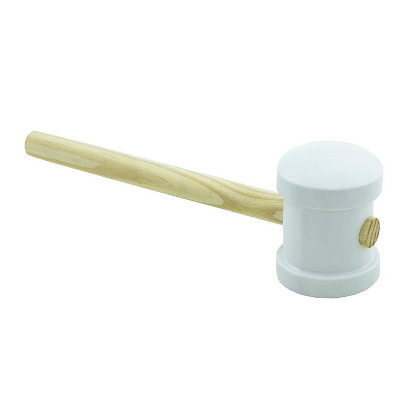 MARTELO BORRACHA 80MM BCO