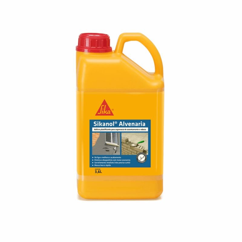ADITIVO PLAST P/ARGAMASSA 03,6L SIKANOL