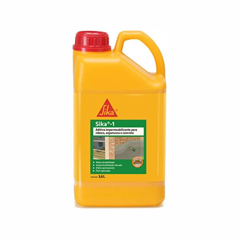 IMPERMEABILIZANTE P/ARGAM 03,6L SIKA 1