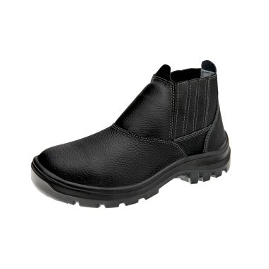 BOTINA ELAST B/PLA COURO PTA BIDE 45