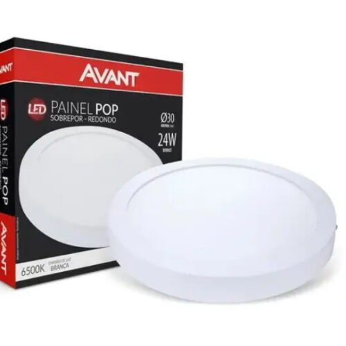 PAINEL LED SOBR 24W BIV RED 30CM AMA