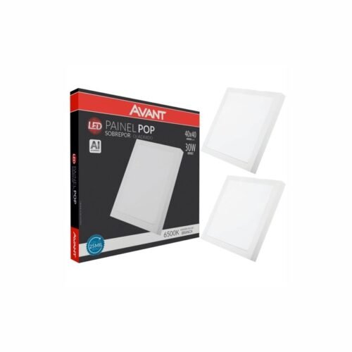 PAINEL LED SOBR 30W BIV QUA 40CM BCA