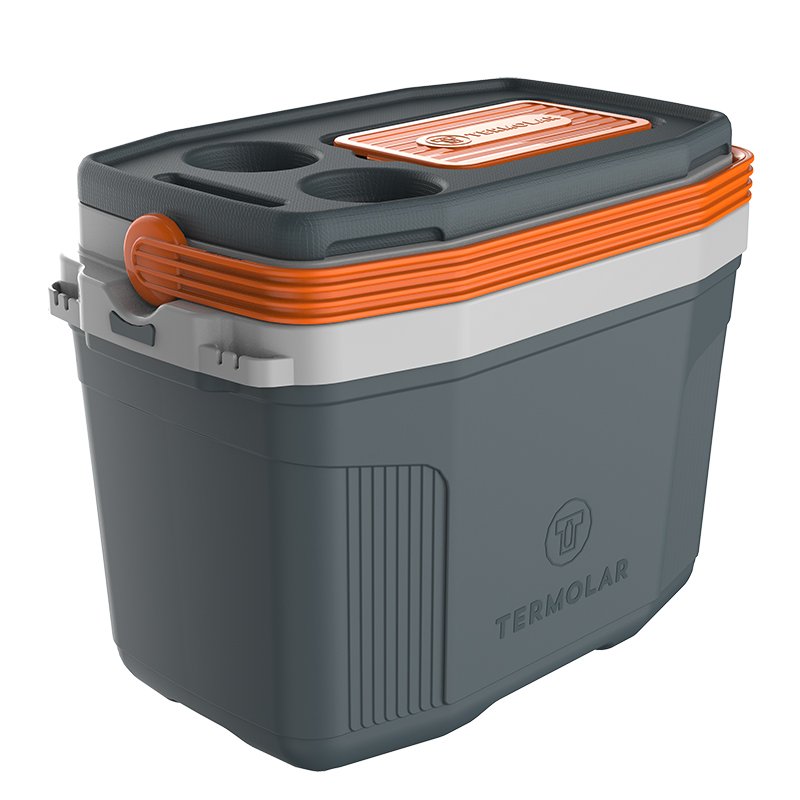 CAIXA TÉRMICA 20L CINZA 1