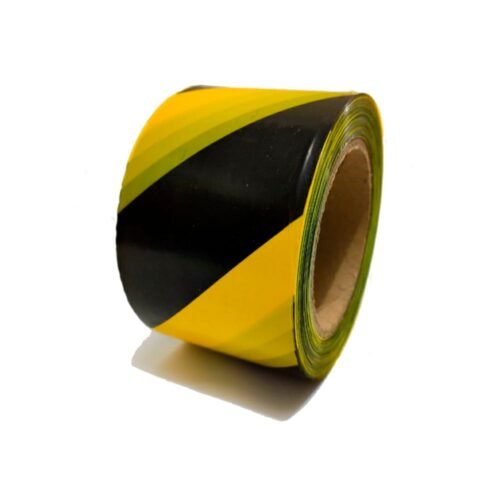 FITA ZEBRADA PRETA/AMARELA 200M