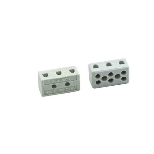 CONECTOR DE PORCELANA 10MM TRIPOLAR