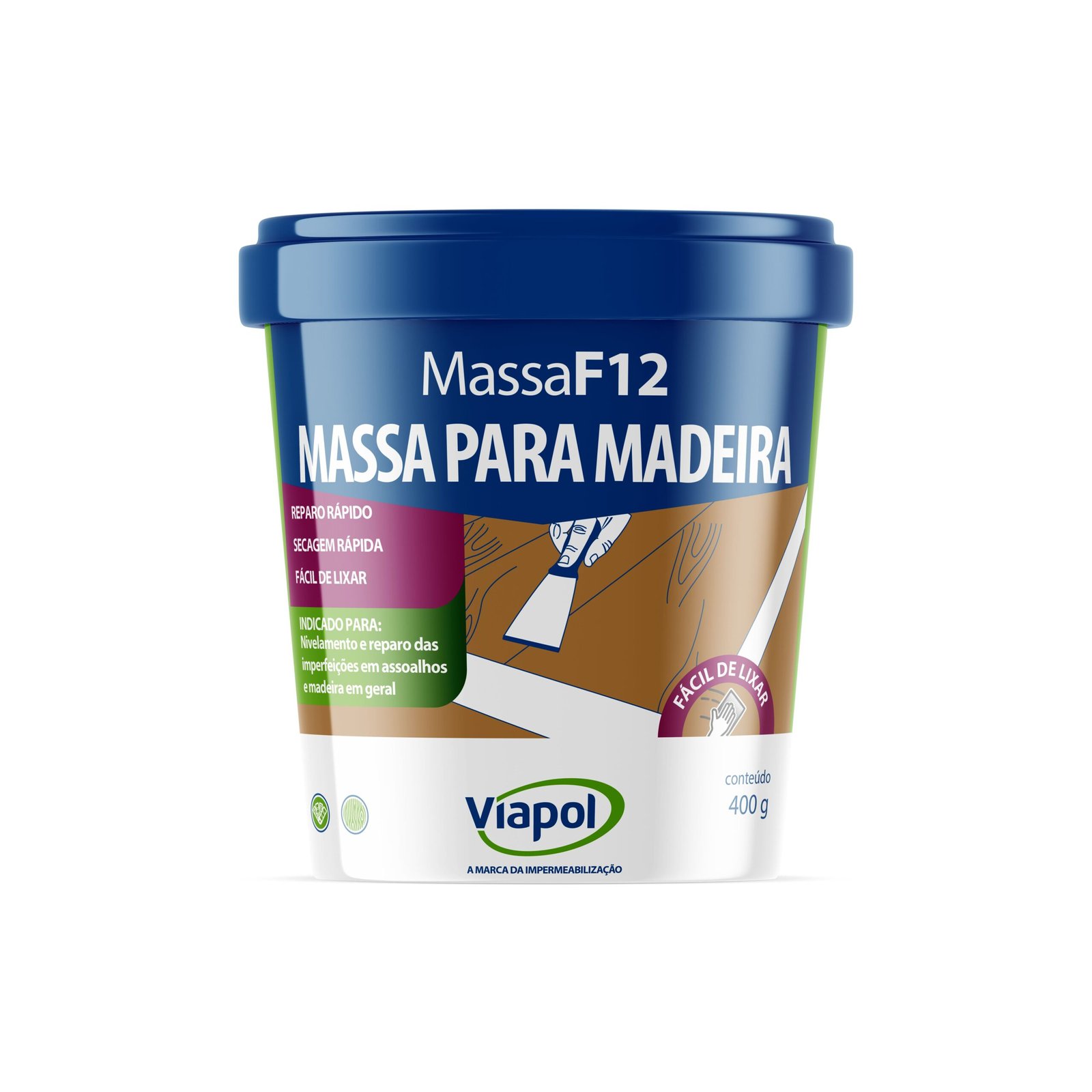 MASSA CALAFETAR 400G ANGELIM F12