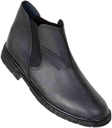 BOTINA COURO LISO B/RED PTA SOLA PNEU 42