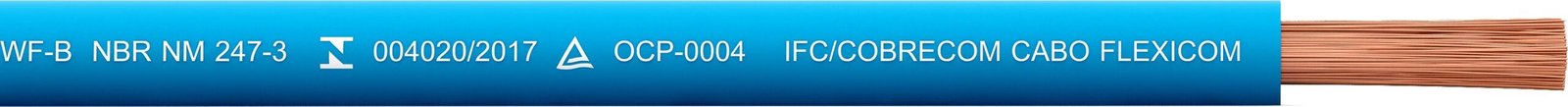 FIO CABO FLEXÍVEL 1X01,0MM 200MT AZUL