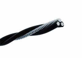 FIO CABO TRIPLEX 10,0MM 100MT PTO/CZA