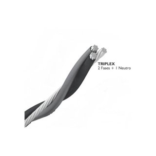 FIO CABO TRIPLEX 16,0MM 100MT PTO/CZA