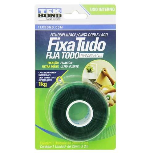 FITA DUPLÃ FACE 25MMX20MT M.ACR INTERNA