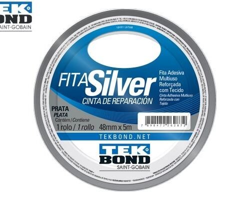 FITA ADESIVA SILVER TAPE 48MMX25MT PRATA