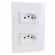 TOMADA 02 MONOBLOCO 2P+T 20A VIVAZ 78121