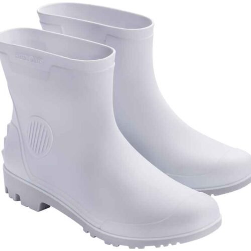BOTA PVC CANO CURTO BCA S/ FORRO 41