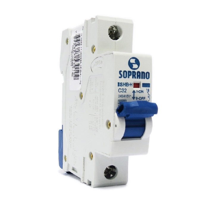DISJUNTOR 1 UNIPOLAR DIN 06A BCO 1