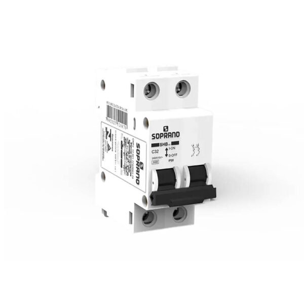 DISJUNTOR 2 BIPOLAR DIN 40A BCO