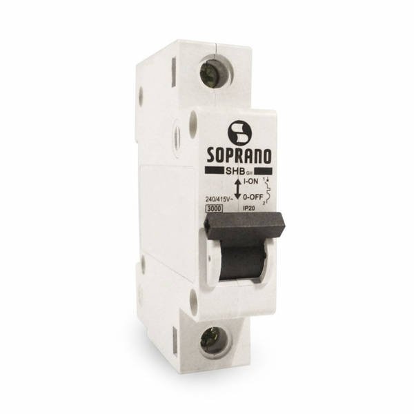 DISJUNTOR 1 UNIPOLAR DIN 063A BCO CEMIG