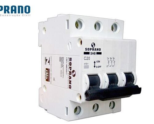 DISJUNTOR 3 TRIPOLAR DIN 063A BCO CEMIG