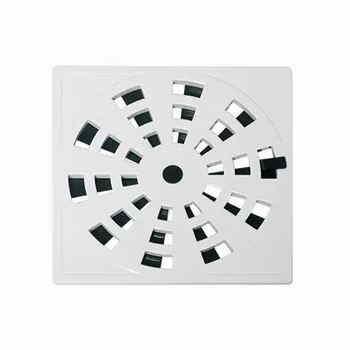 GRELHA PVC QUA 94MMX94MM ROTATIVA BCA